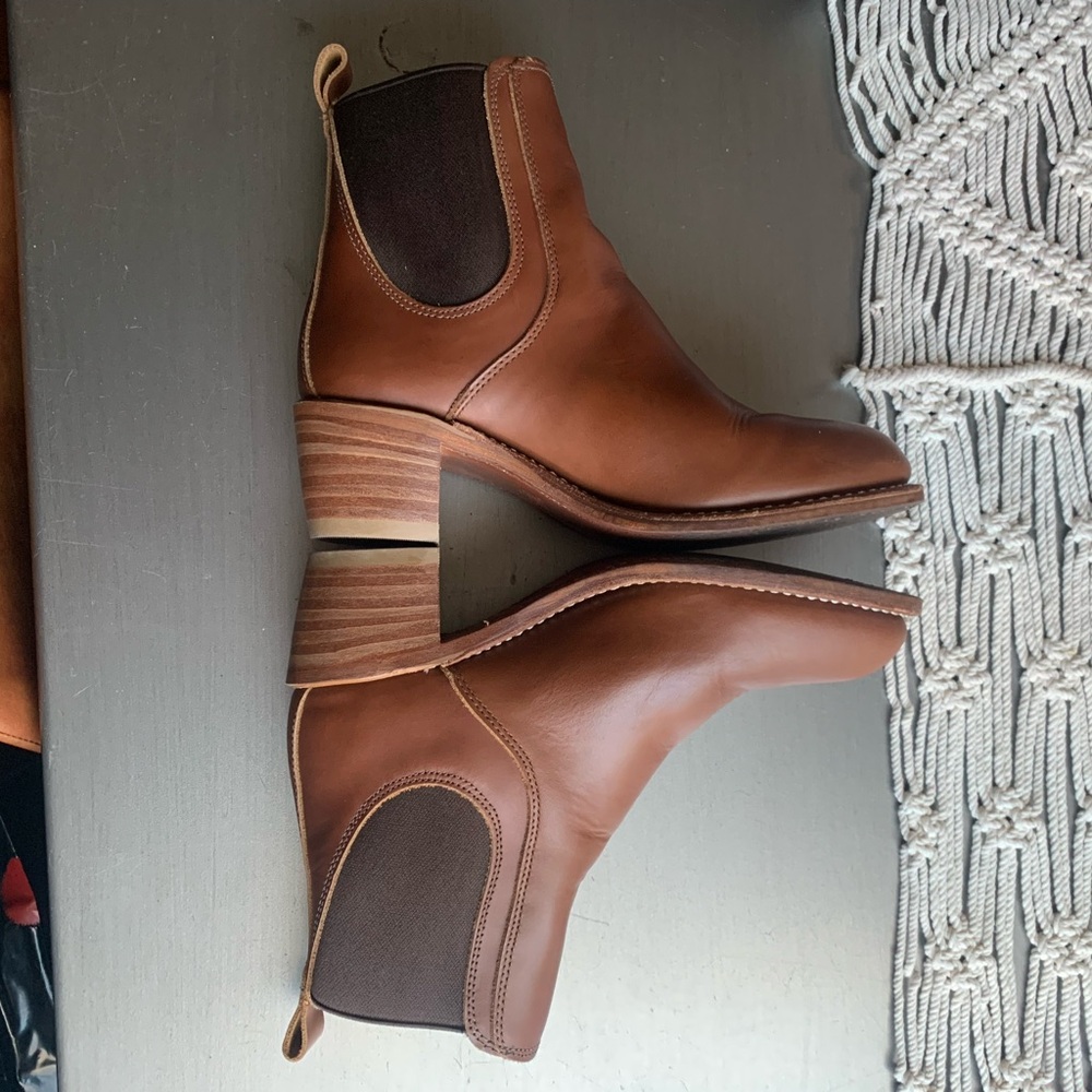 Red Wing Brown Leather Chelsea Boots - Picture 10 of 14